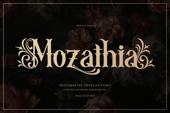 Mozathia Font: Creative Projects & Type Design