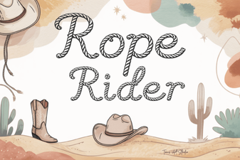 The Rope Rider Font for Bold Web Designs