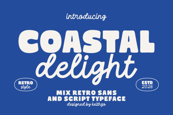 Coastal Delight Font: Designs That Flow Like the Sea