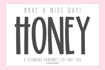 Honey Font: Creative & Friendly Design Projects