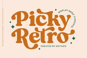 Picky Retro Fonts: Design, Use, and Creative Ideas