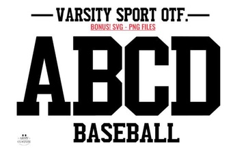 Varsity Army Font Designs for Sports Websites