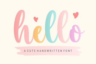 Hello Font: Creative Typography Ideas for Designers