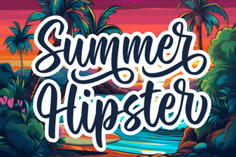 Trendy Summer Fonts for Creative Design Projects