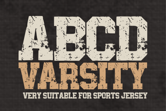 Abcd Varsity Font for Dynamic Design Projects